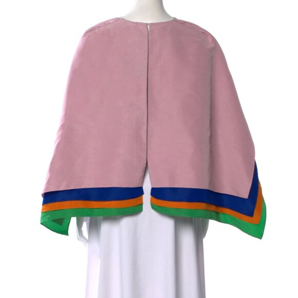 Rosie Assoulin Silk Cape Top - Picture 3 of 3